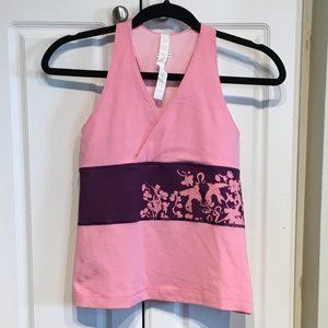 Lululemon Pink Wrap Tank Top